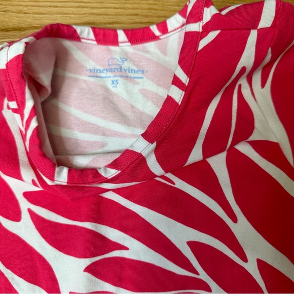 EUC VINEYARD VINES size XS Pink and White Sundress - Picture 2 of 4